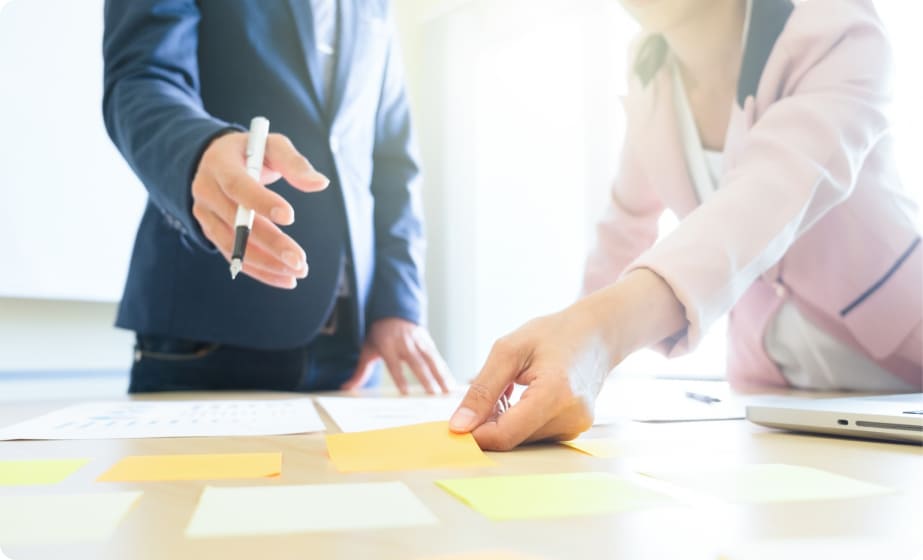 打ち合わせの様子